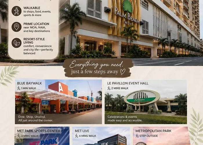 Apartment Casa Cserina 2-bedroom Palm West Near Moa, Naia, Okada, Solaire And Bay With Karaoke, Netflix & Games *